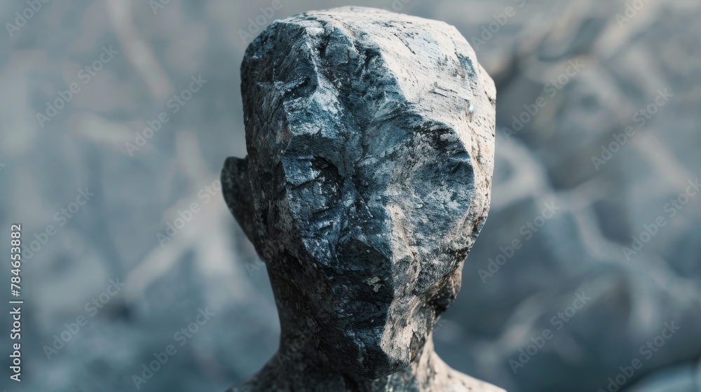Stone faceless man sculpture statue wallpaper background Stone faceless man sculpture statue wallpaper background