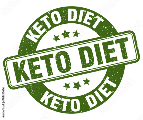 keto diet stamp. keto diet label. round grunge sign