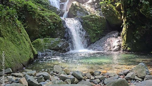 Cascada en las montañas de la Comarca de Panama photo