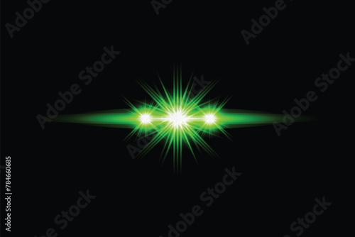Abstract colorful lens flare lighting effects Pack Premium
