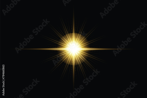 Abstract colorful lens flare lighting effects Pack Premium