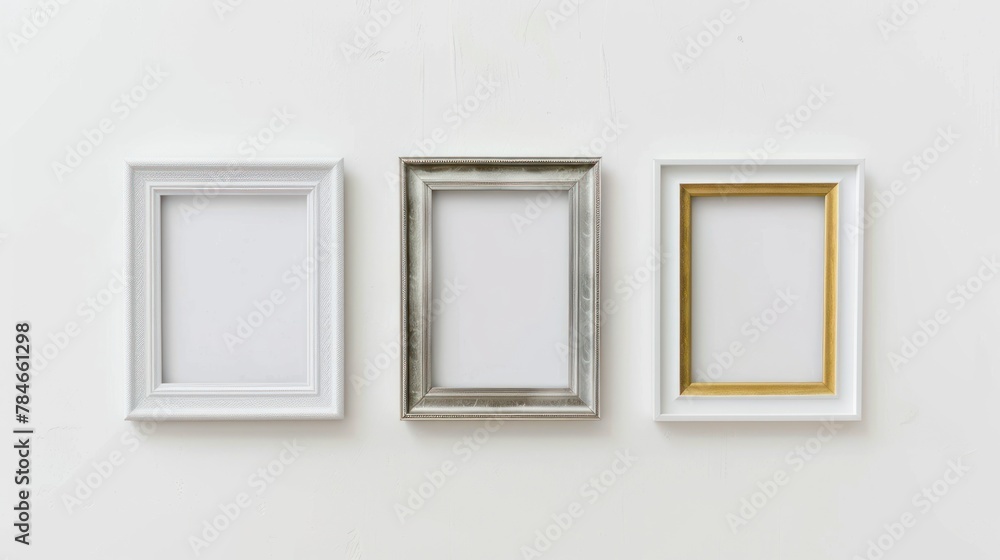 Blank Photo Frame, Mockup Design Blank Photo Frame, Mockup Design