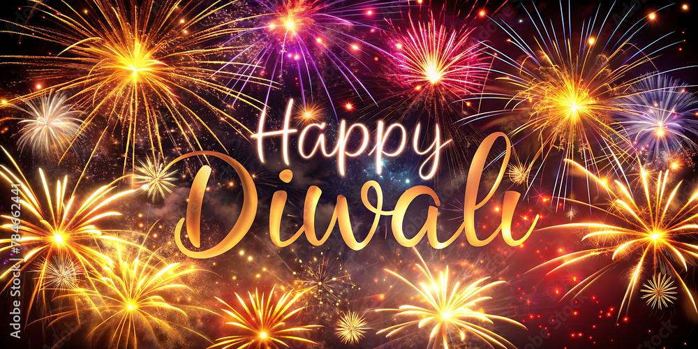 Happy Diwali wishing poster