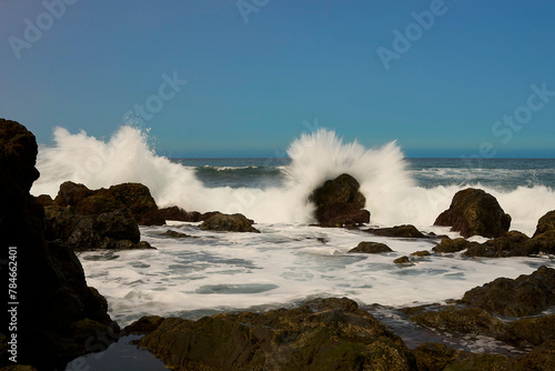 Fels in der Brandung