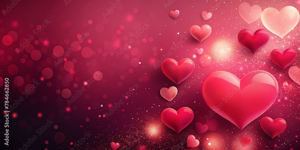 Happy valentine's day  background empty space for text