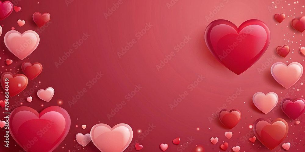 Happy valentine's day  background empty space for text