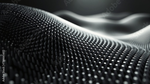 Close Up of Black and White Pattern