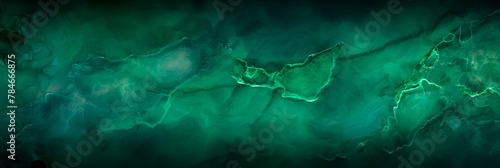 Seamless pattern of emerald green marble, adding a vibrant and luxurious touch. Generative AI