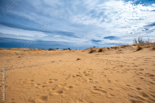 sand dunes and sky