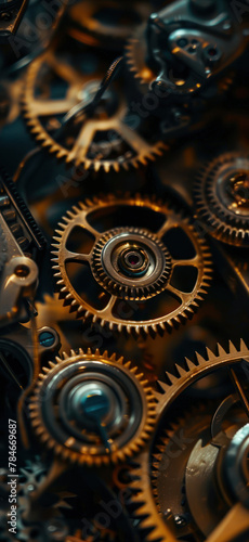 Steampunk Machinery in Rotation., Amazing and simple wallpaper, for mobile