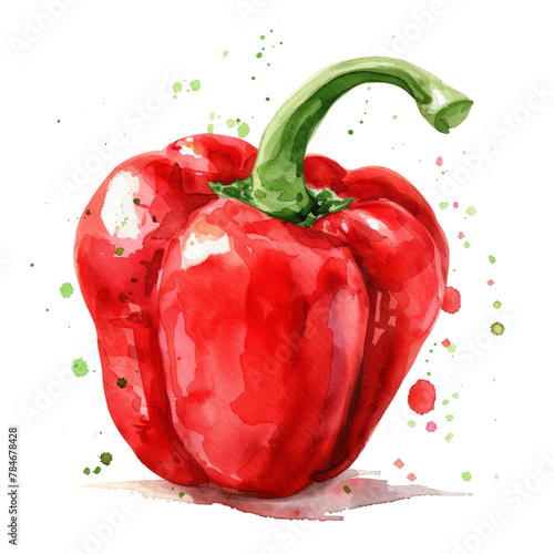 vegetable - Bell pepper, also known simply as pepper or sweet pepper, is a vegetable belonging to the Capsicum annuum species, which also includes chili peppers. photo