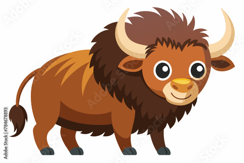 bison vector illustration