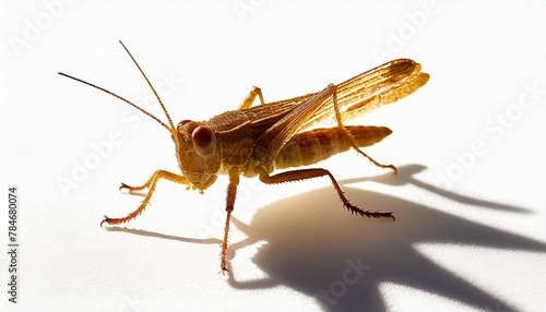 locust isolated on white background © Danmarpe