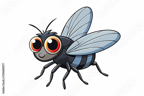 blackfly vector illustration