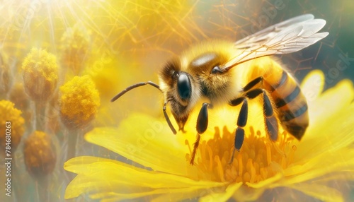 insect, bee, fly, flower, nature, macro © Danmarpe