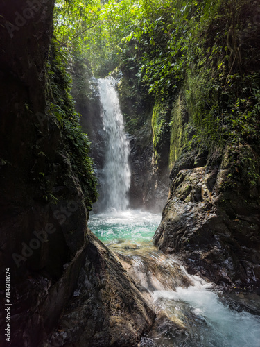 Cascada en las montañas de la Comarca de Panama photo