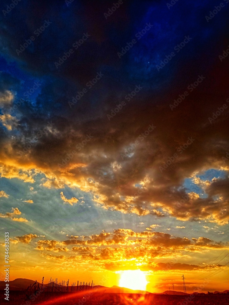 Obraz premium sunset in the sky