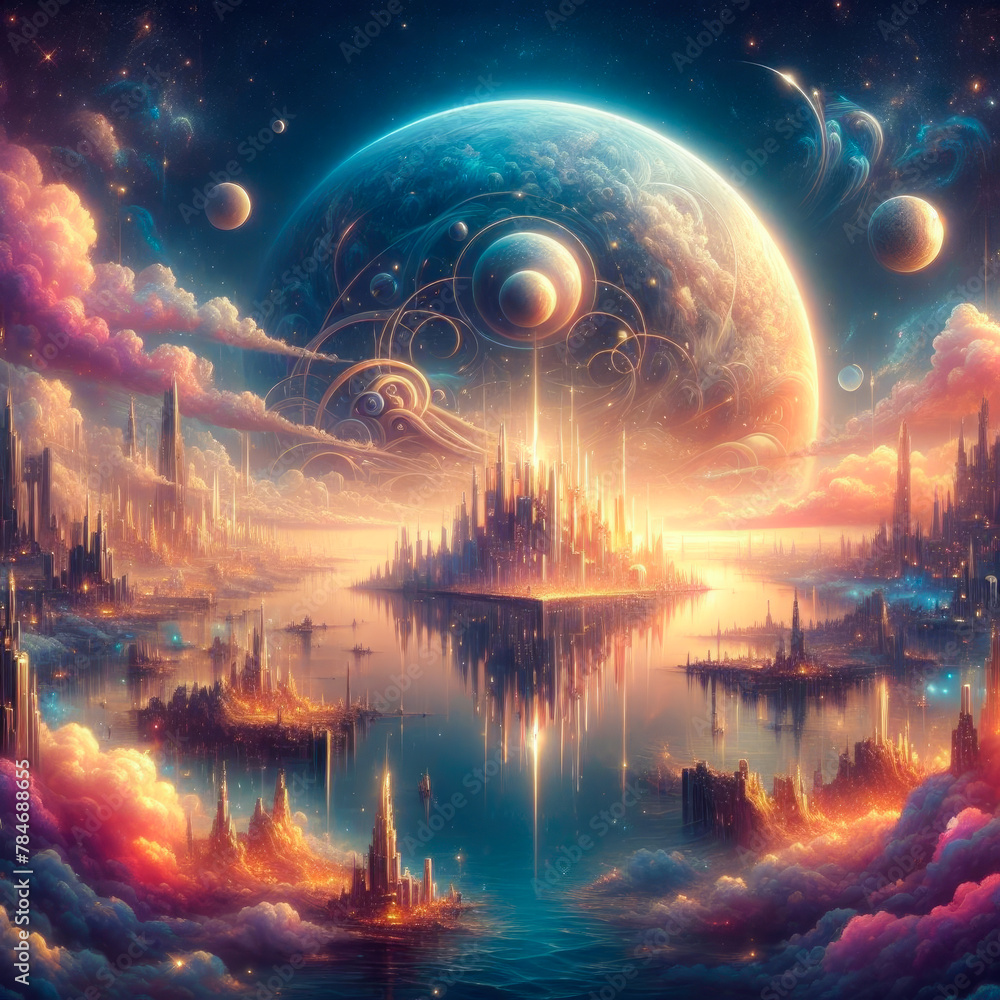 Enigmatic Horizons: Exploring Mystical Landscapes of Another Planet