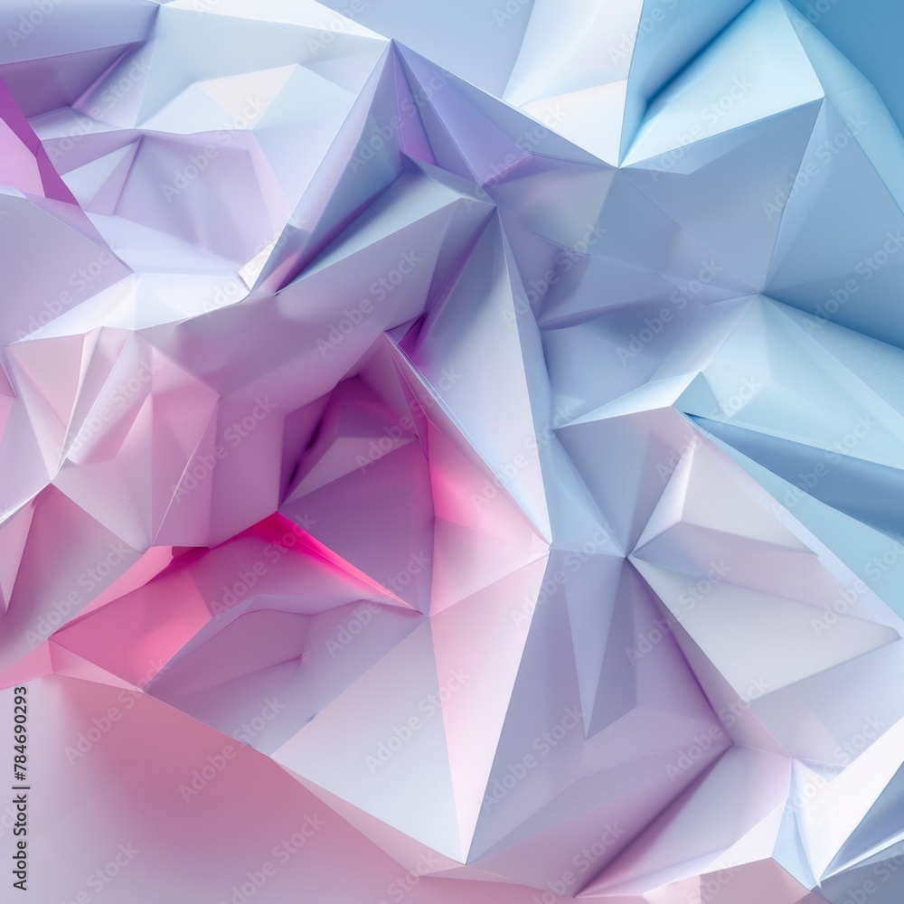 abstract background with paper triangles
