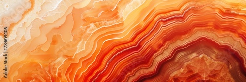 abstract background banner with an intricate banner of orange and red geode patterns that could be utilized as a stunning header for a gemstone collector's website or as vibrant decor in luxury interi photo