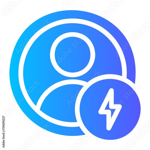 Free Download user gradient icon - GFXLoad
