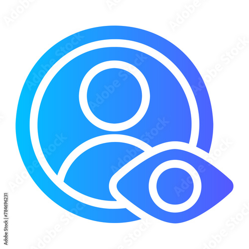 visibility gradient icon