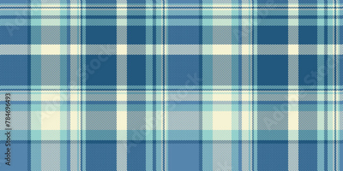 Wallpaper Mural Thread seamless textile tartan, postcard texture vector check. Valentines day pattern fabric background plaid in cyan and light colors. Torontodigital.ca
