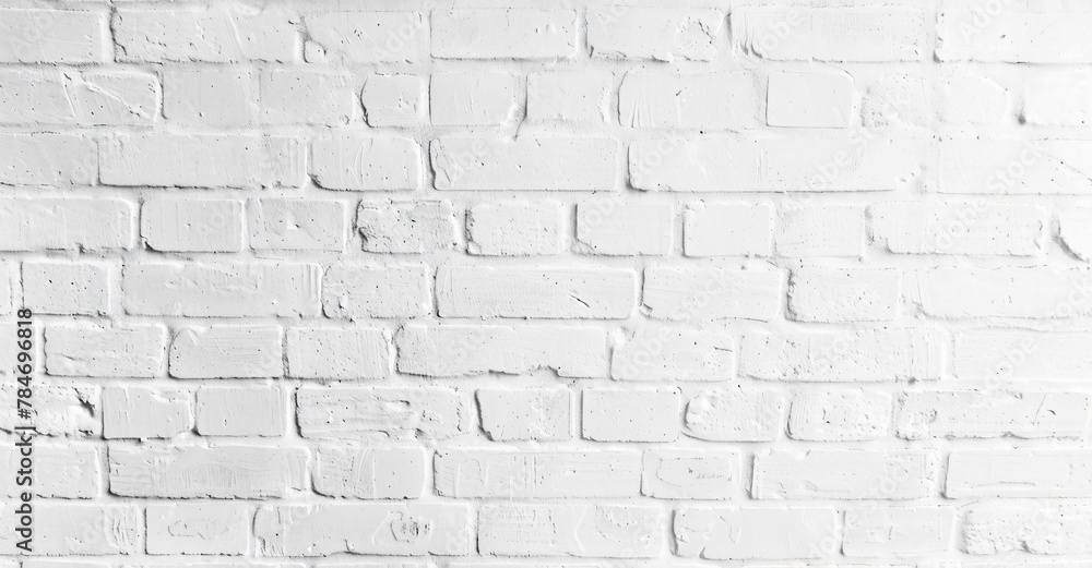 white wall with horizontal rectangular bricks and a white background white wall with horizontal rectangular bricks and a white background