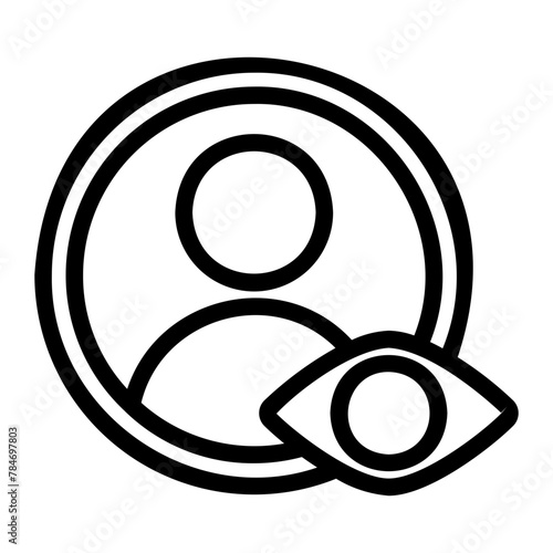 visibility line icon