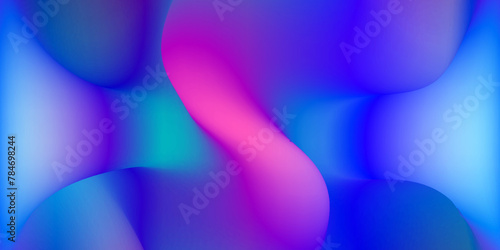 Abstract dull pastel patterned background light multi color gradient bright pattern soft wave holographic background modern design, glowing blue background with waves used for design as ads concept.