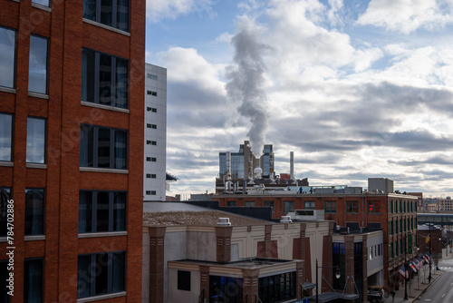 old factory in the city