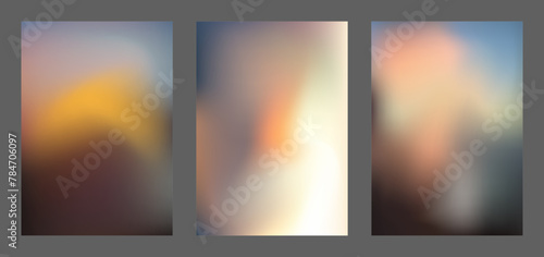 The gradient. Colorful blur, background for the title pages of a book, a catalog magazine. A template for a banner, poster and brochure. An abstract version of modern design
