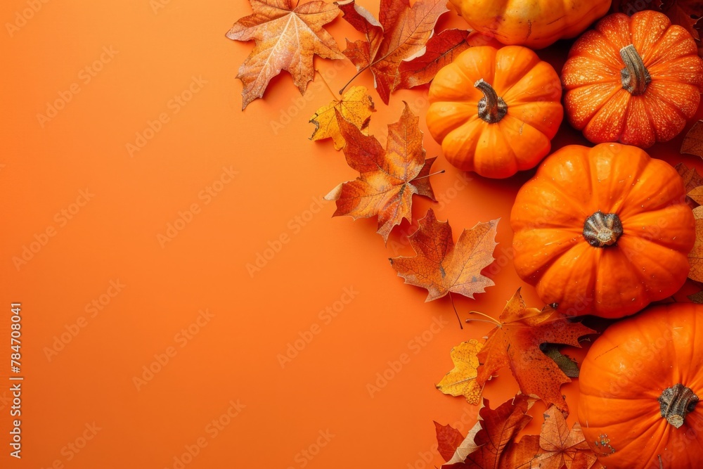 Autumn background top view
