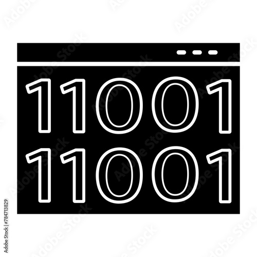 Binary Code Icon Design