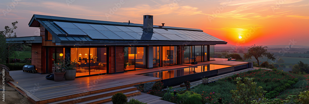 Sunset Solar Panels: Harnessing Sustainable Energy for Modern Homes Sunset Solar Panels: Harnessing Sustainable Energy for Modern Homes