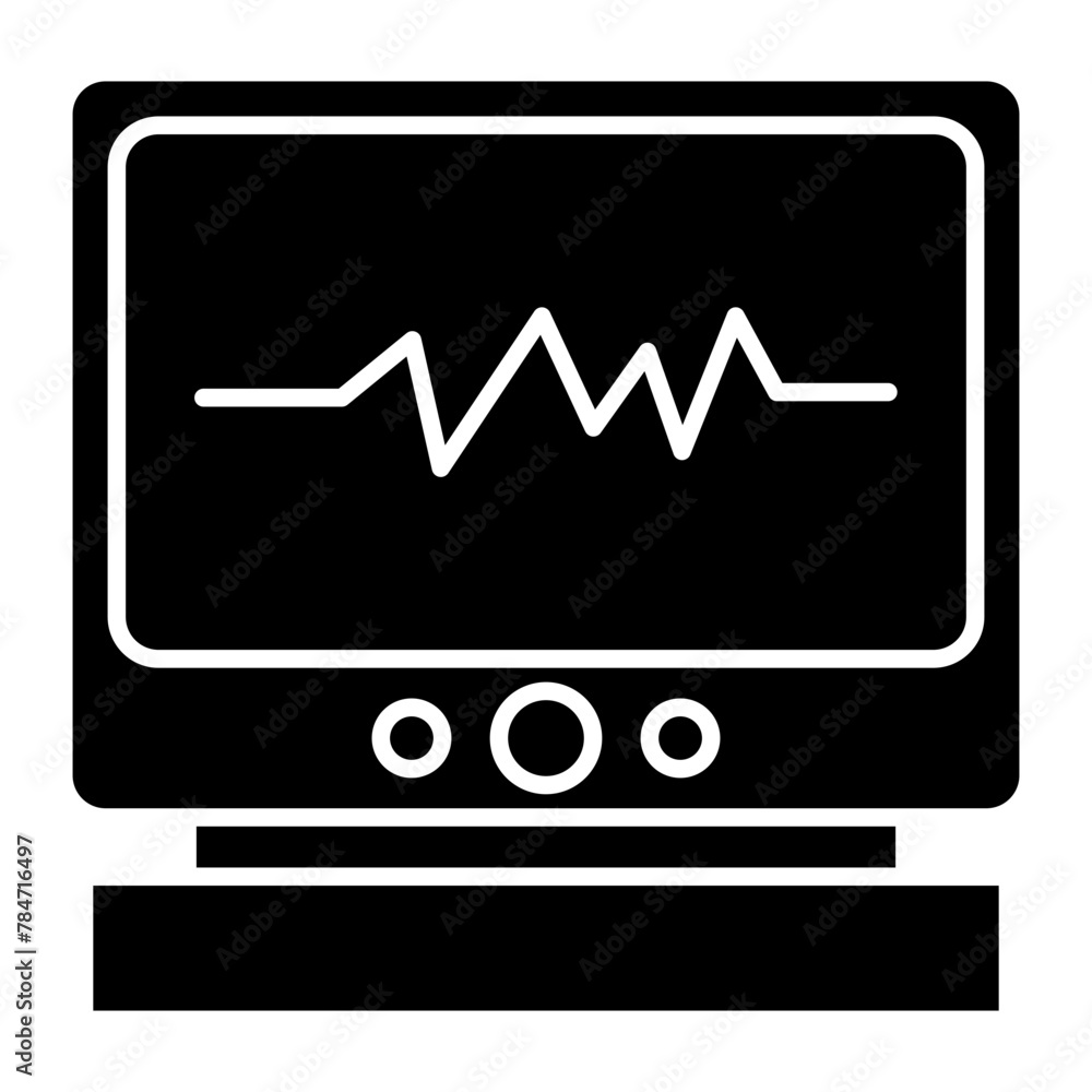 Heart Monitoring Icon Design