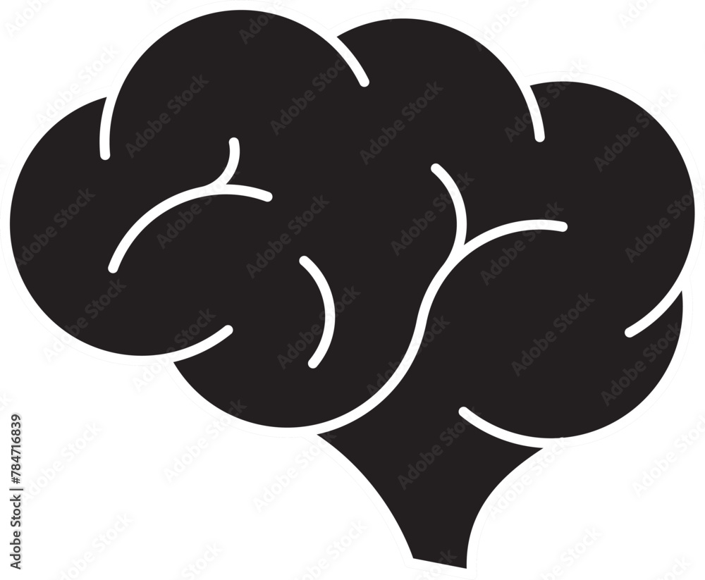 vector human brain icon vector human brain icon