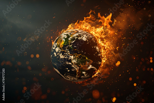 Global Inferno: Consequences of Climate Change - Generative AI.