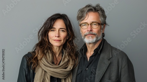 A Man and a Woman Standing Next to Each Other