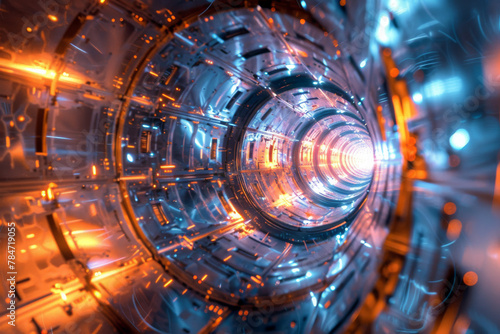 Inside Hydron collider, subatomic particles, colliding, searching, dark matter, universe, origins photo