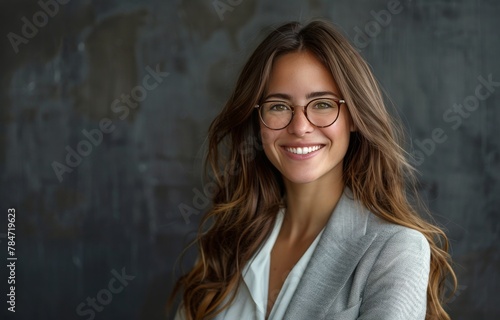 Woman Wearing Glasses and White Shirt