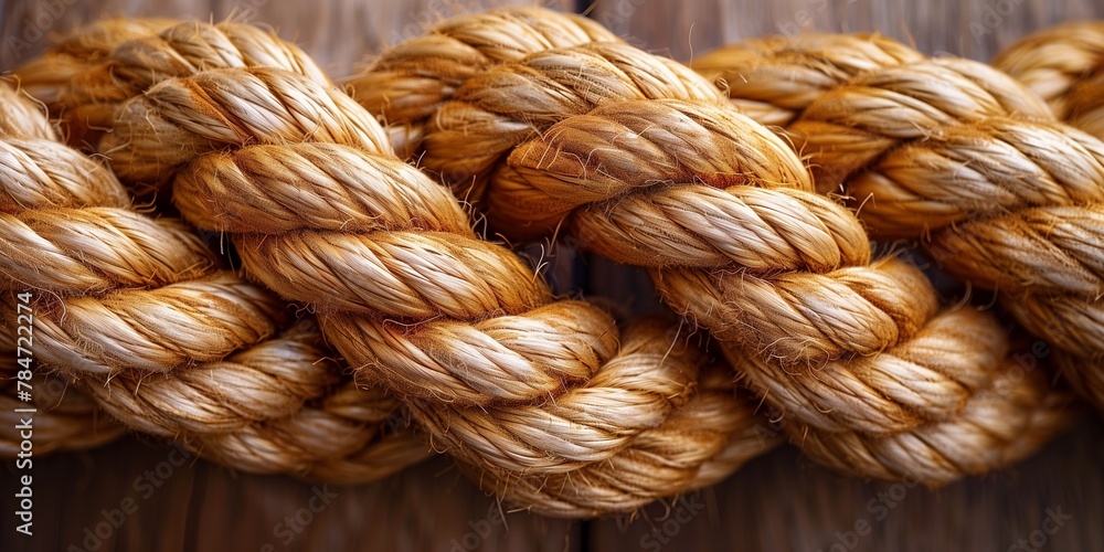 close up of a jute rope isolated on solid background close up of a jute rope isolated on solid background