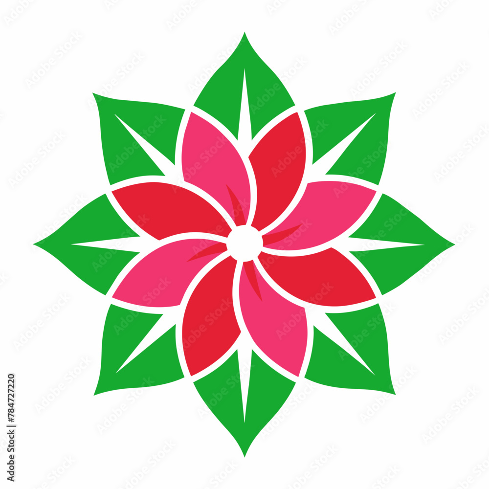 Fototapeta premium Blossoming Beauty: A Vector Illustration of Flowers