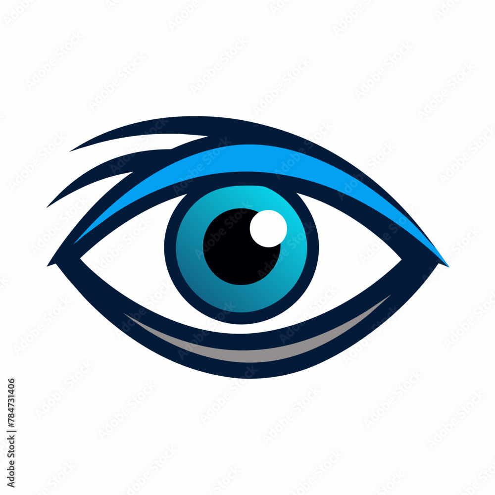 Mesmerizing Gaze: Vector Illustration of an Eye Mesmerizing Gaze: Vector Illustration of an Eye