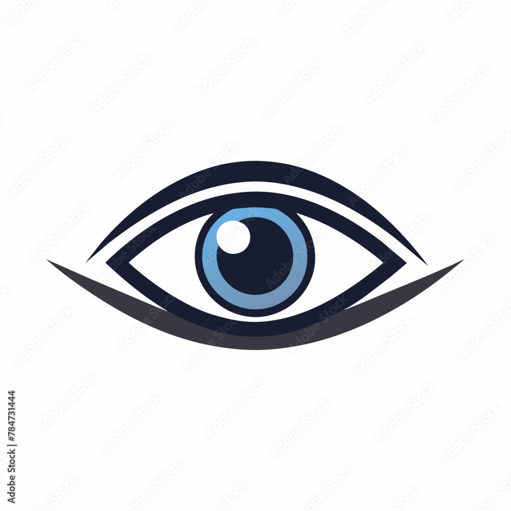 Mesmerizing Gaze: Vector Illustration of an Eye