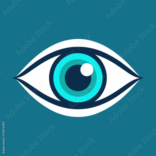 Mesmerizing Gaze: Vector Illustration of an Eye