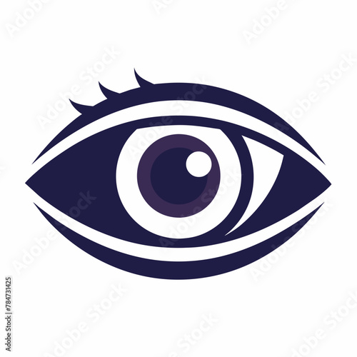 Mesmerizing Gaze: Vector Illustration of an Eye