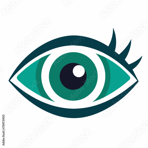 Mesmerizing Gaze: Vector Illustration of an Eye
