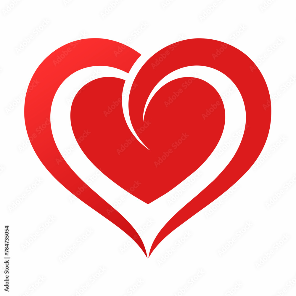 Heartfelt Affection: Vector Illustration of a Heart Heartfelt Affection: Vector Illustration of a Heart