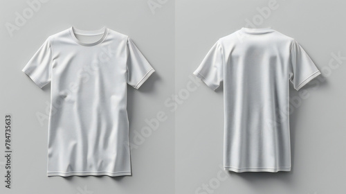 White T-Shirt Front & Back Mockup Template: A Comprehensive Design Guide for Printing